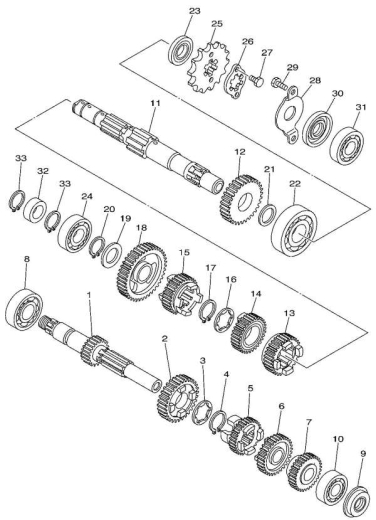 Wellendichtring 17x40x5 Lichtmaschinendeckel