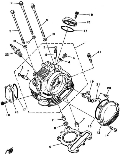 Dichtung Zylinderkopf 200