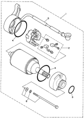 Starter Motor Carbon Brush Set