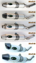 SlipOn - Alumimium - Round Muffler With EG Approval