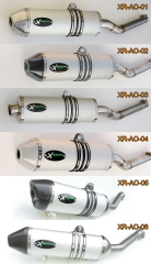 Complete - Alumimium - Oval Muffler With EG Approval