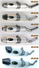 Complete - Alumimium - Round Muffler With EG Approval