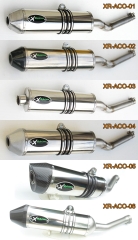 Complete - INOX - Oval Muffler With EG Approval
